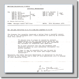 One of Barbara's commendation letters